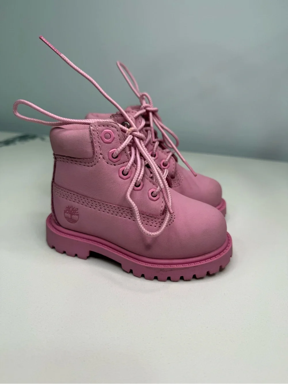 Timberland Premium TD Size 5C Pink Classic Waterproof Boot A52FB